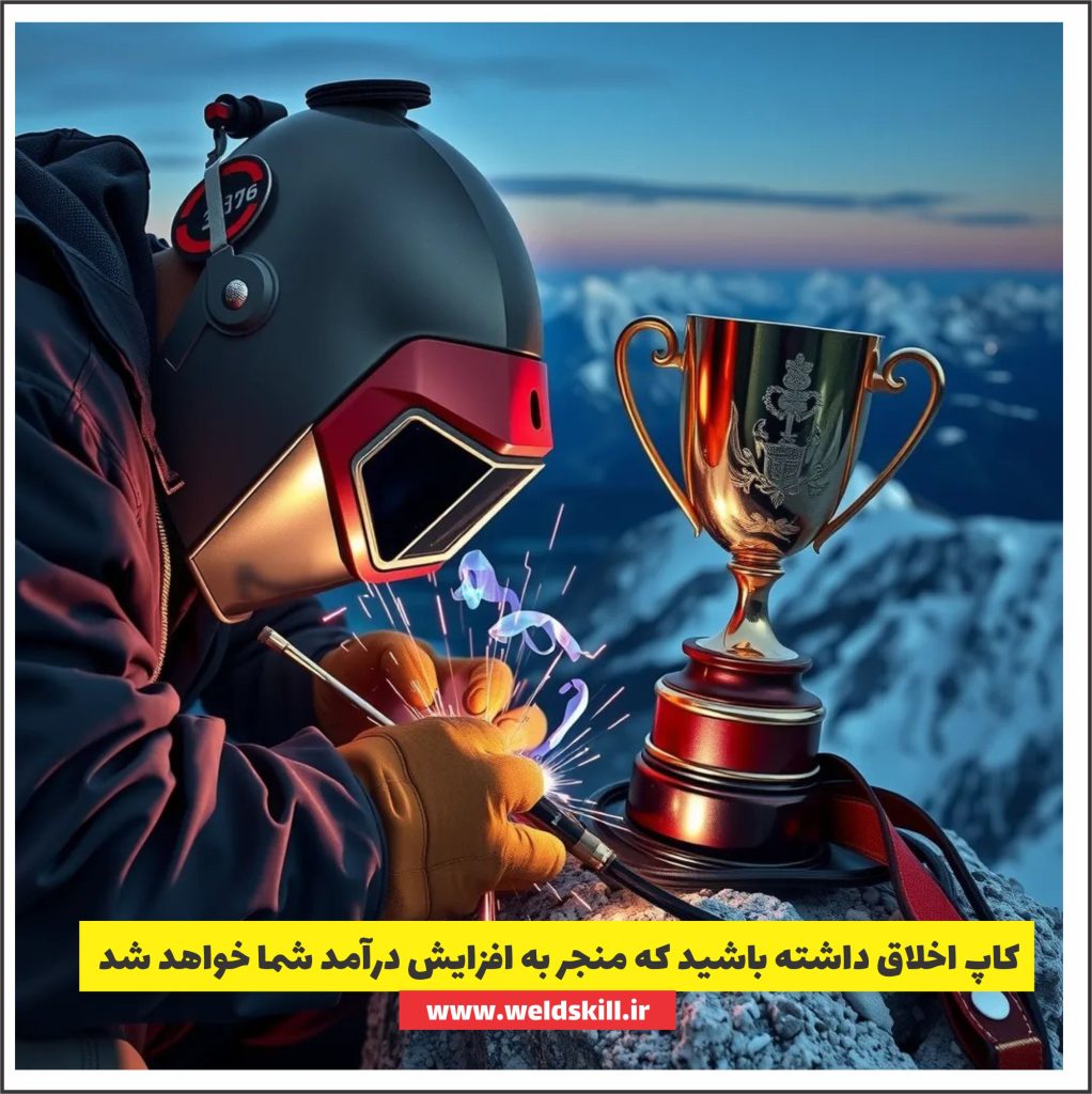 جوشکار اخلاق مدار باشید تا اعتماد بیشتری شکل بگیرد