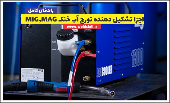 اجزا تشکیل دهنده تورچ آب خنک MIG,MAG