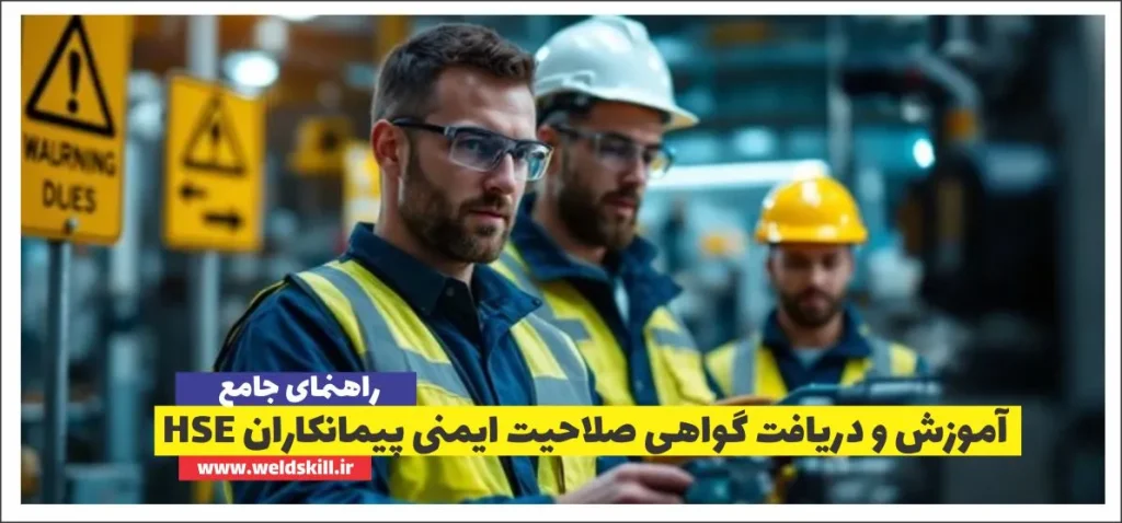 آموزش و دریافت گواهی صلاحیت ایمنی پیمانکاران HSE