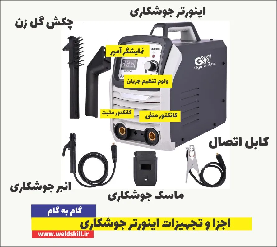 اجزا و تجهیزات اینورتر جوشکاری