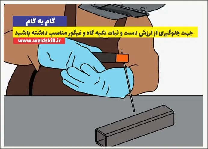 جهت جلوگیری از لرزش دست و ثبات تکیه گاه و فیگور مناسب داشته باشید