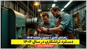 دستمزد تراشکاری در سال 1404