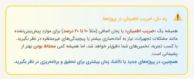 راه حل ضریب محاسبه دستمزد در پروژه ها