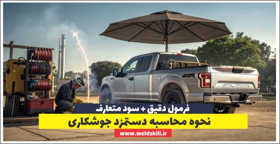 نحوه محاسبه دستمزد جوشکاری
