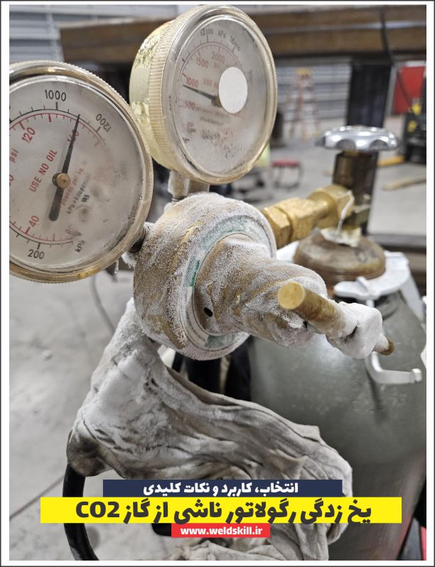 یخ زدگی رگولاتور ناشی از گاز CO2