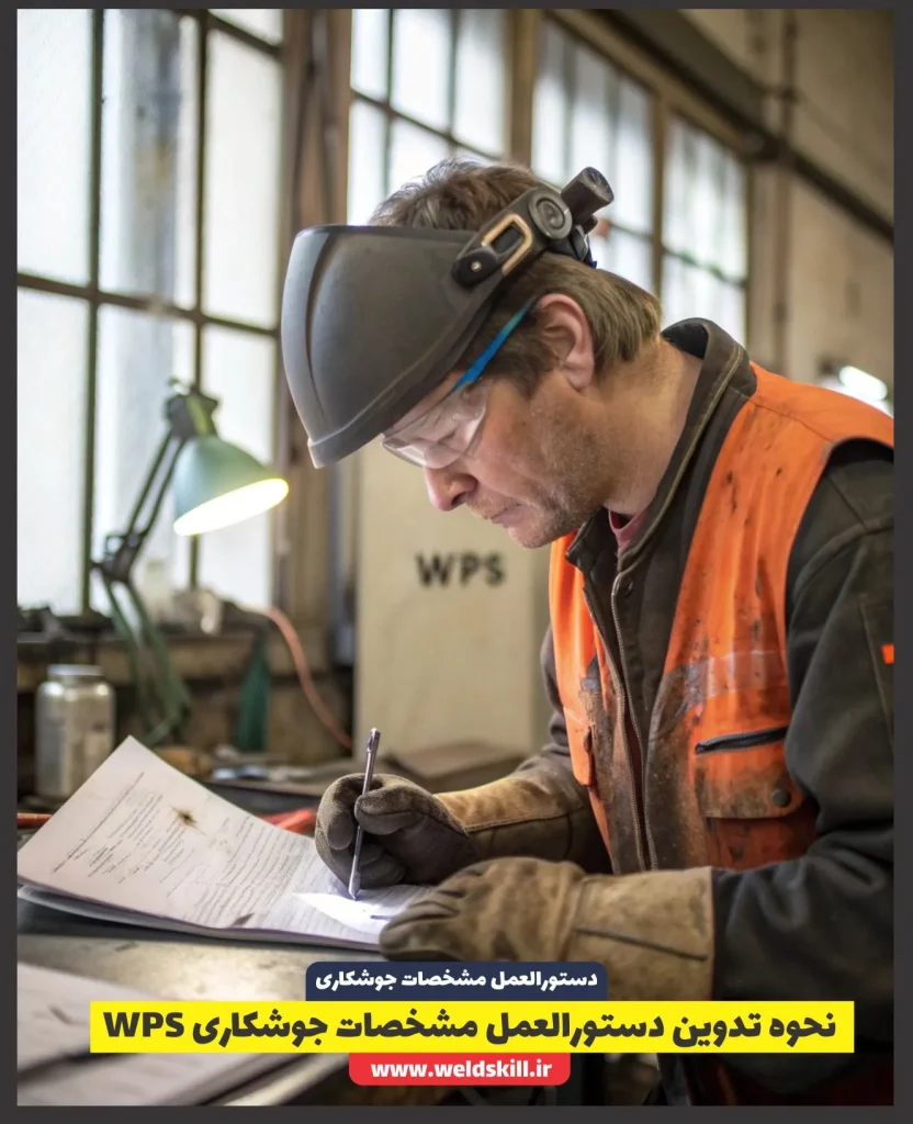 نحوه تدوین دستورالعمل مشخصات جوشکاری WPS