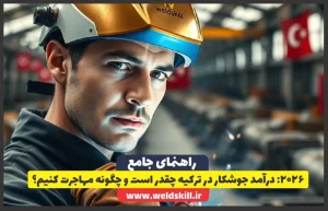 2026: درآمد جوشکار در ترکیه چقدر است و چگونه مهاجرت کنیم؟