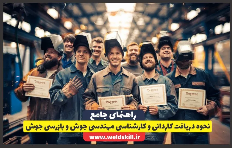 نحوه دریافت کاردانی و کارشناسی مهندسی جوش و بازرسی جوش