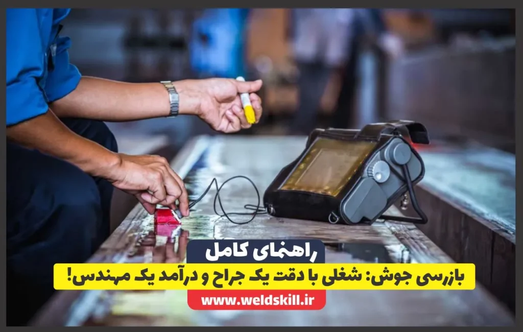 ‏بازرسی جوش: شغلی با دقت یک جراح و درآمد یک مهندس!
