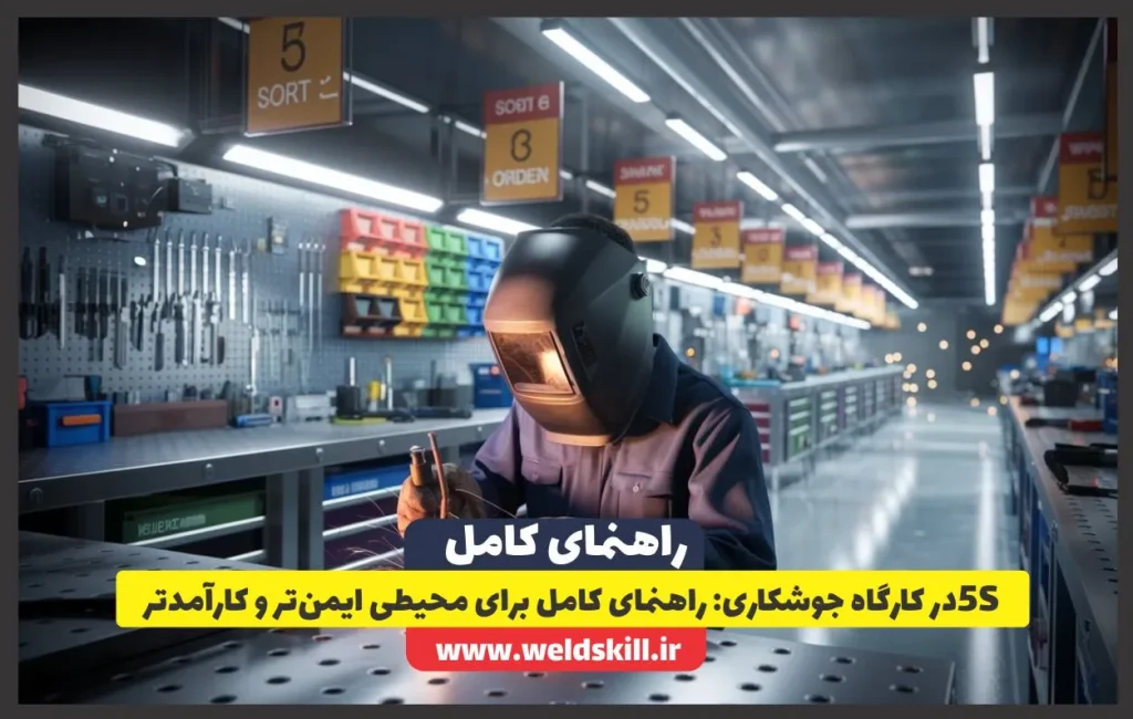 5S در کارگاه جوشکاری: راهنمای کامل برای محیطی ایمن‌تر و کارآمدتر