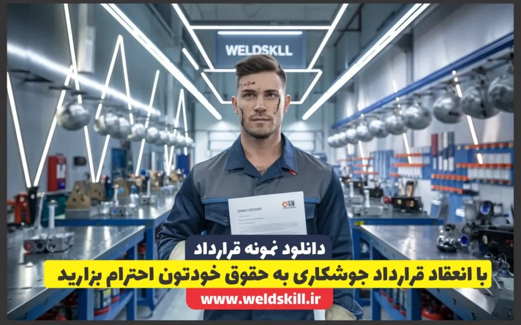 با انعقاد قرارداد جوشکاری به حقوق خودتون احترام بزارید