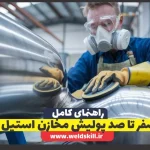 صفر تا صد پولیش مخازن استیل: راهنمای کامل تا رسیدن به سطح آینه‌ای