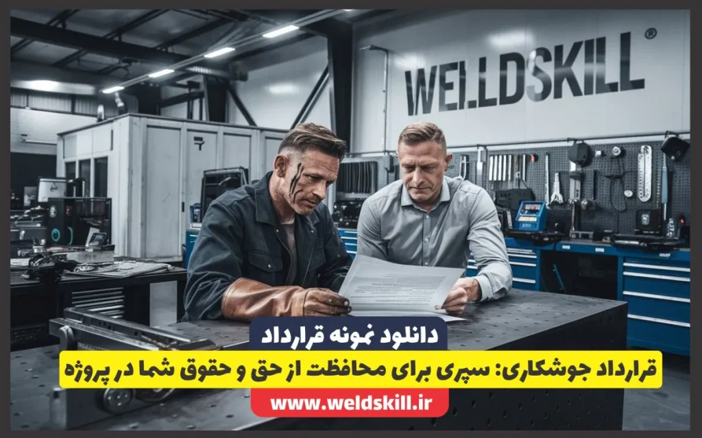 قرارداد جوشکاری: سپری برای محافظت از حق و حقوق شما در پروژه[دانلود نمونه قرارداد]