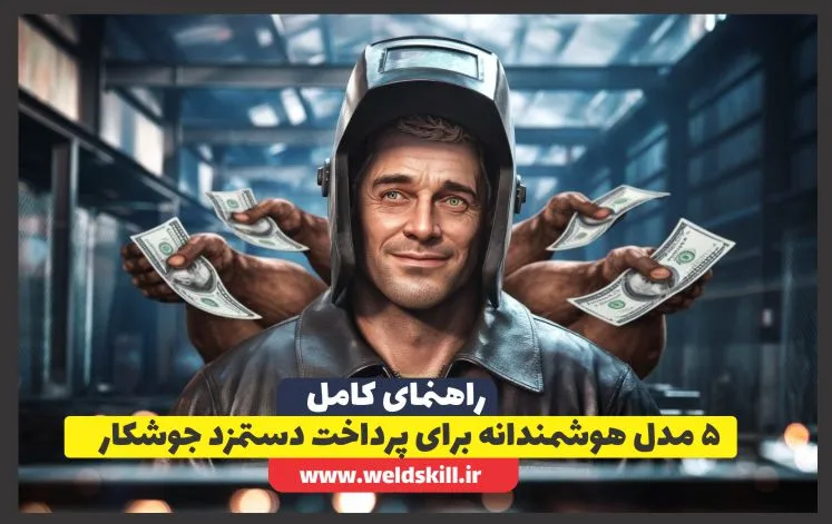 ‏۵ مدل هوشمندانه برای پرداخت دستمزد جوشکار (راهنمای کامل کارفرما+جوشکار)