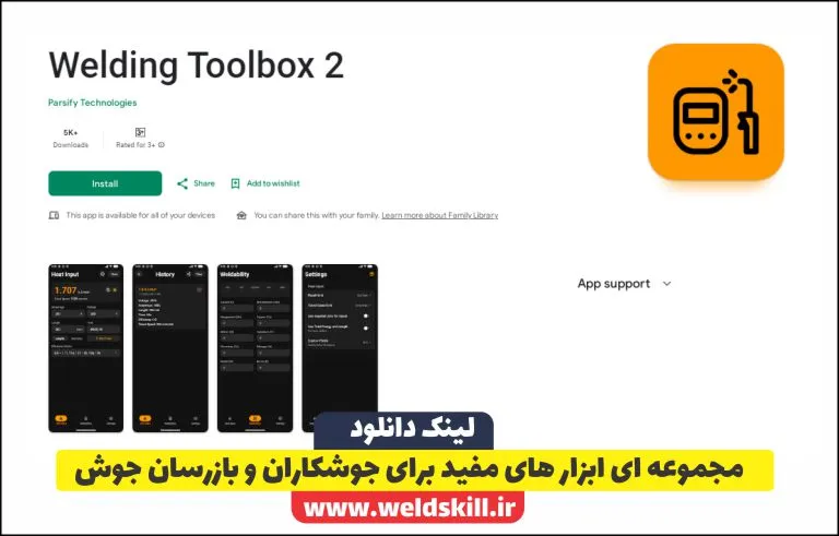 مجموعه ای ابزار های مفید برای جوشکاران و بازرسان جوش