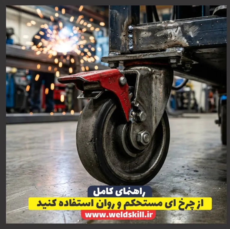 از چرخ های مستحکم و روان استفاده کنید