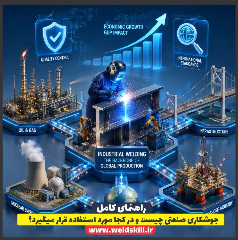 جوشکاری صنعتی چیست و در کجا مورد استفاده قرار میگیرد؟