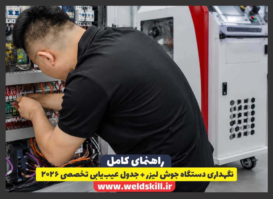 نگهداری دستگاه جوش لیزر + جدول عیب‌یابی تخصصی ۲۰۲۶